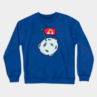 Rainbow Moon Crewneck Sweatshirt